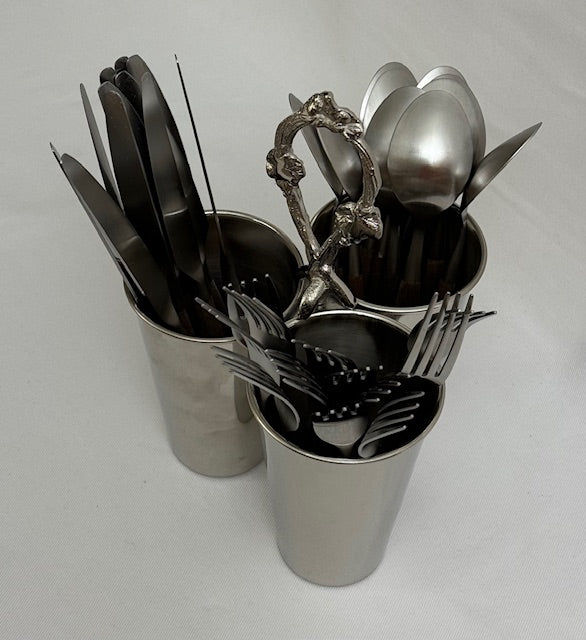 CUTLERY HOLDER TRIPLE ANTIQUE (25855)