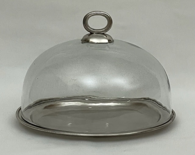 DOME GLASS WITH OVAL PLATE (169849)