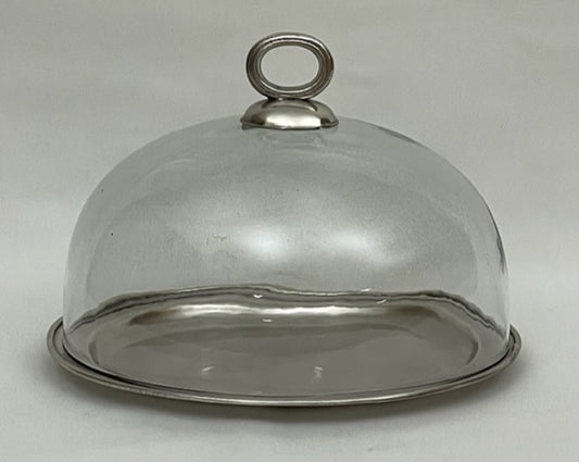 DOME GLASS WITH OVAL PLATE (169849)