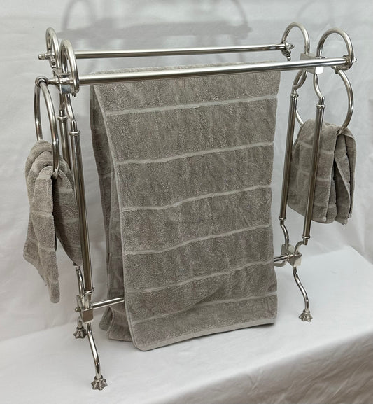 FREE STANDING TOWEL STAND INCLUDING TOWEL RINGS (23649)