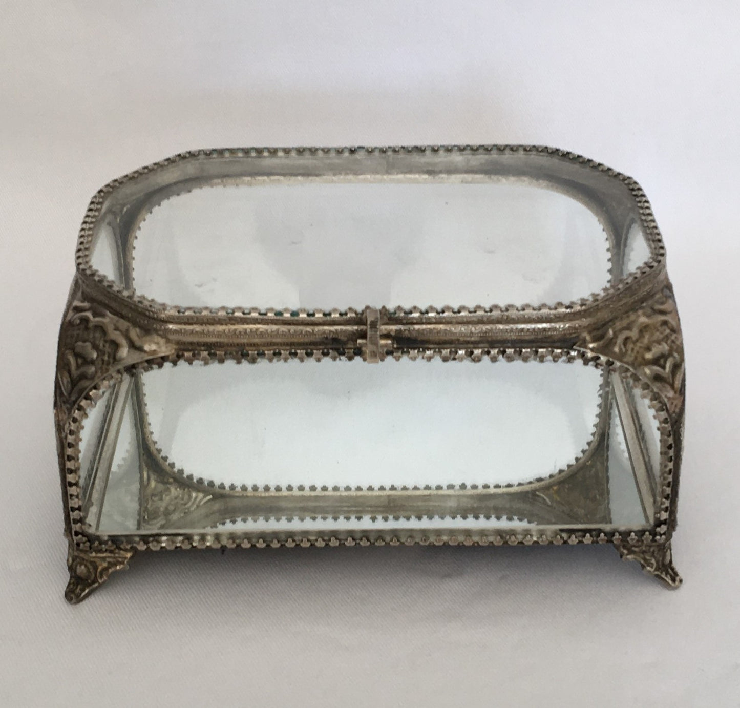 GLASS BOX MIRROR ANTIQUE XL (14329C)