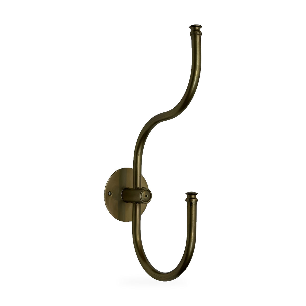Hook Elegance Antique Brass
