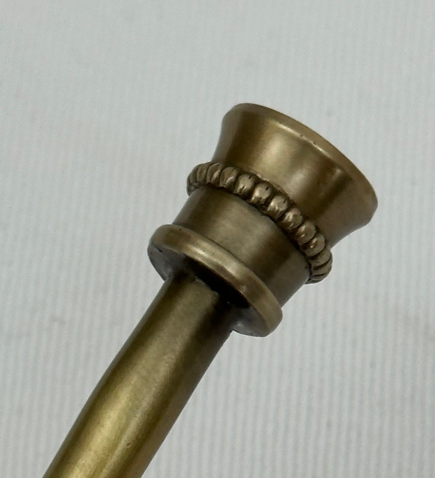 HOOK ROUND BEADED ANTIQUE BRASS NEW (24933)