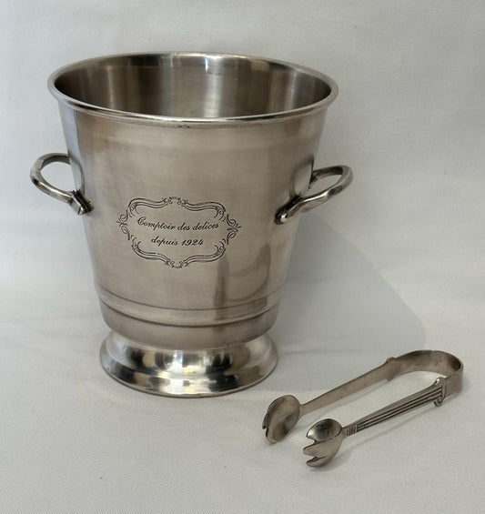 ICE BUCKET 1924 WITH TONGS (5759704)