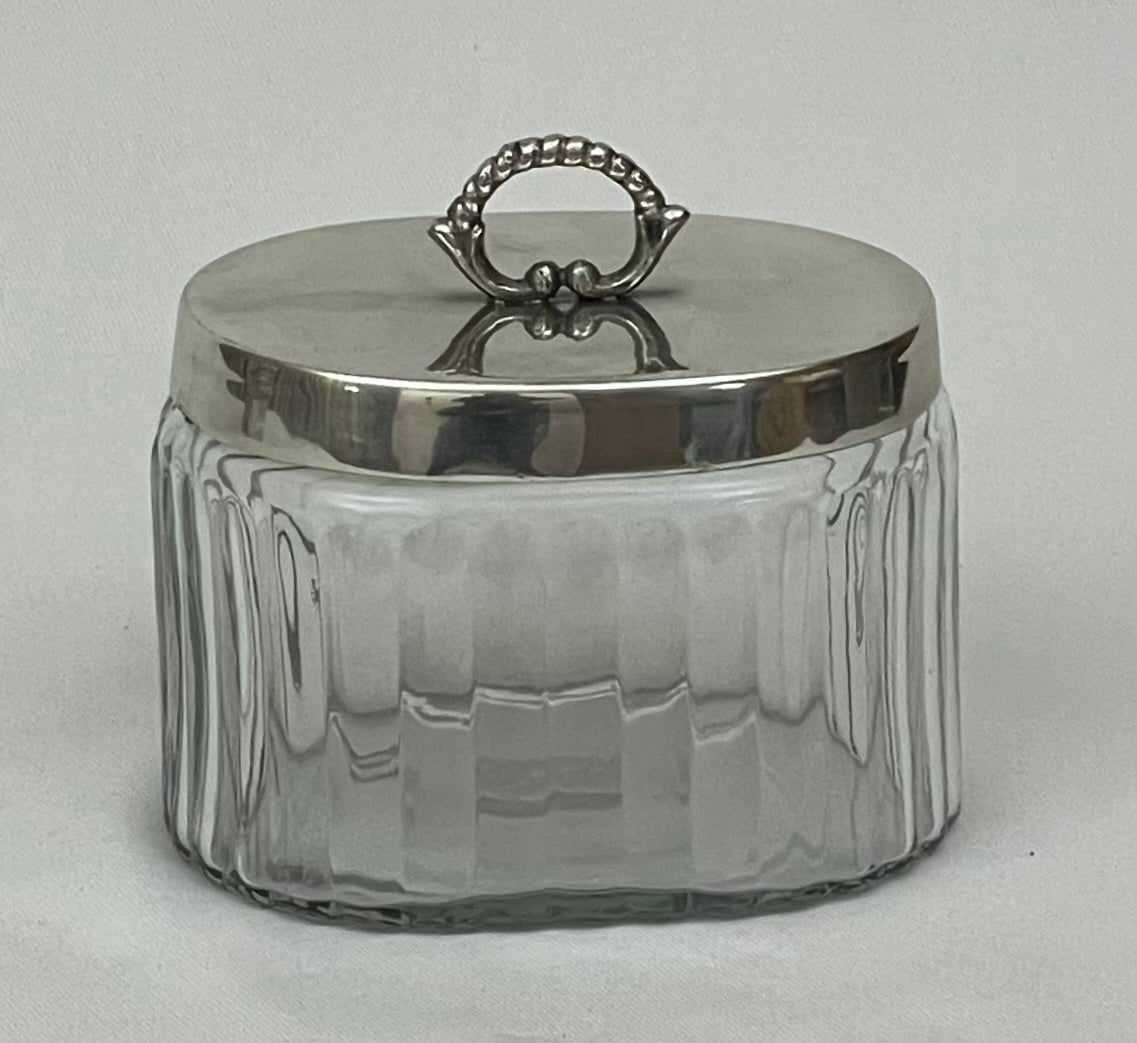 JAR GLASS OVAL FRENCH (IL-370)