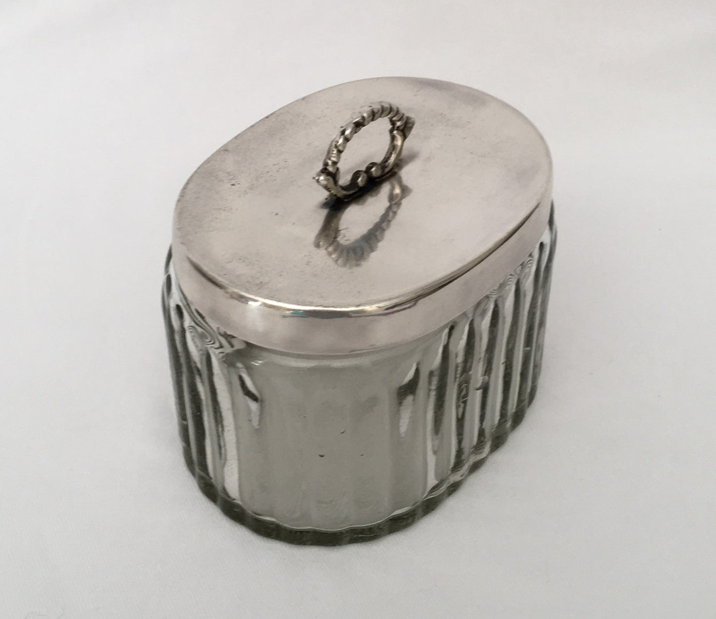 JAR GLASS OVAL FRENCH (IL-370)