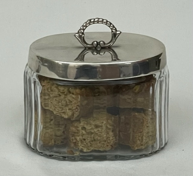 JAR GLASS OVAL FRENCH (IL-370)