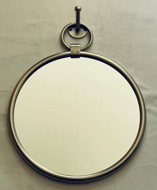 MIRROR ROUND CLASSIC W/HOOK NEW MEDIUM (71-994-45-PW)