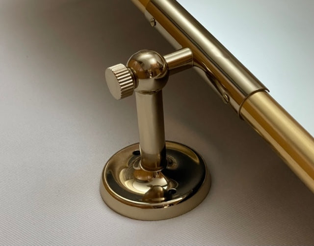 MIRROR RECTANGULAR SWIVEL ANTIQUE BRASS (73-250-AB)