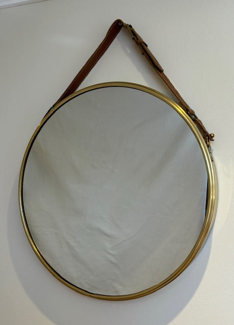 MIRROR SAFARI ANTIQUE BRASS (7289FAB)