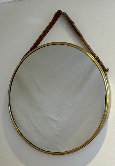 MIRROR SAFARI ANTIQUE BRASS (7289FAB)
