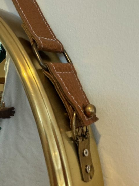 MIRROR SAFARI ANTIQUE BRASS (7289FAB)