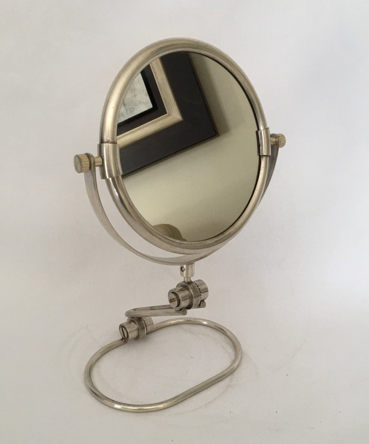 MIRROR TABLE ZIG ZAG MAGNIFYING (6499/AS)