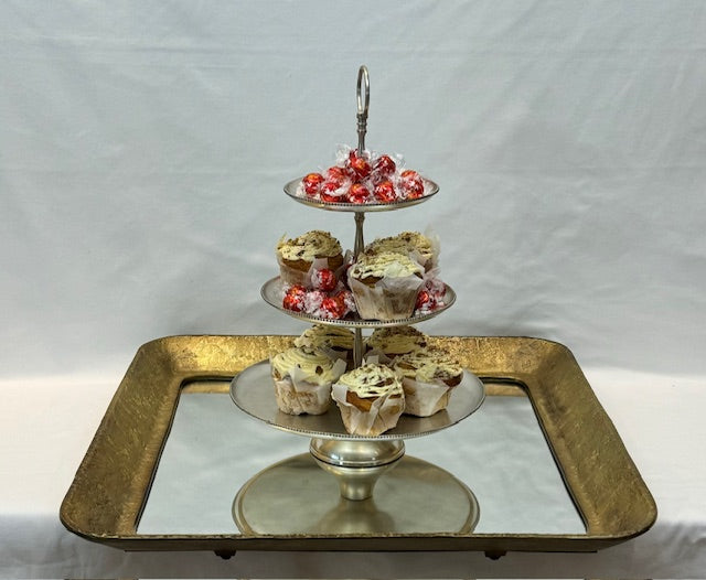 MIRROR TREASURE ANTIQUE BRASS (S4372)