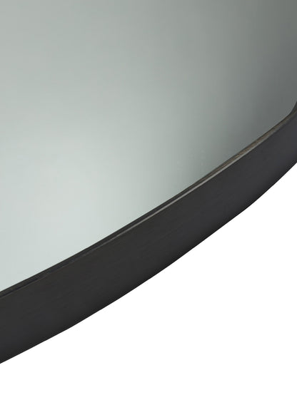 Orta Mirror in Matte Black - mirror- Hertex Haus Online - Decor