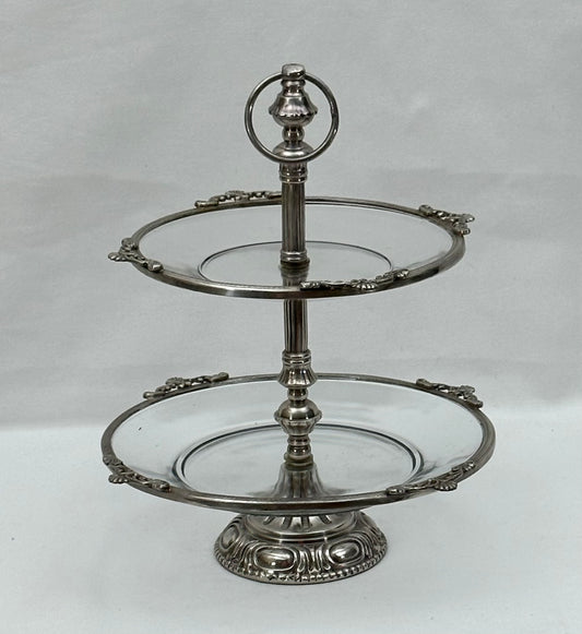PATISSERIE 2 TIER BORDEAUX (N125)