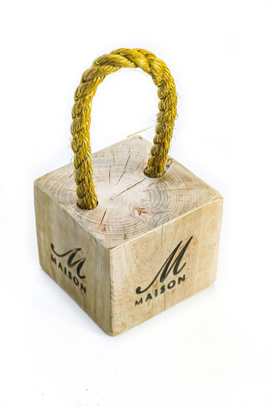 Mini Rope Doorstop with Cracks