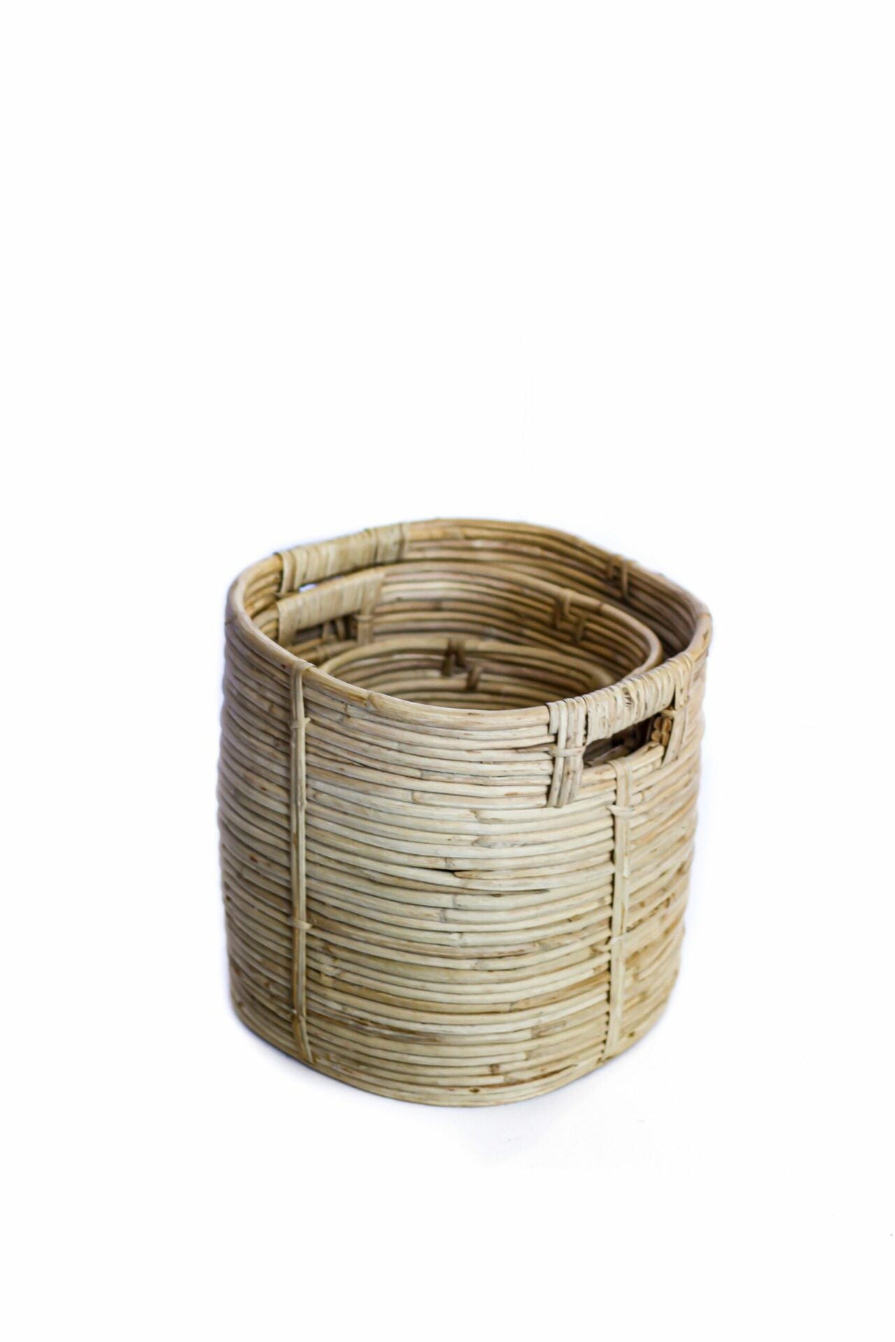Large Kata Handle Cylinder Basket