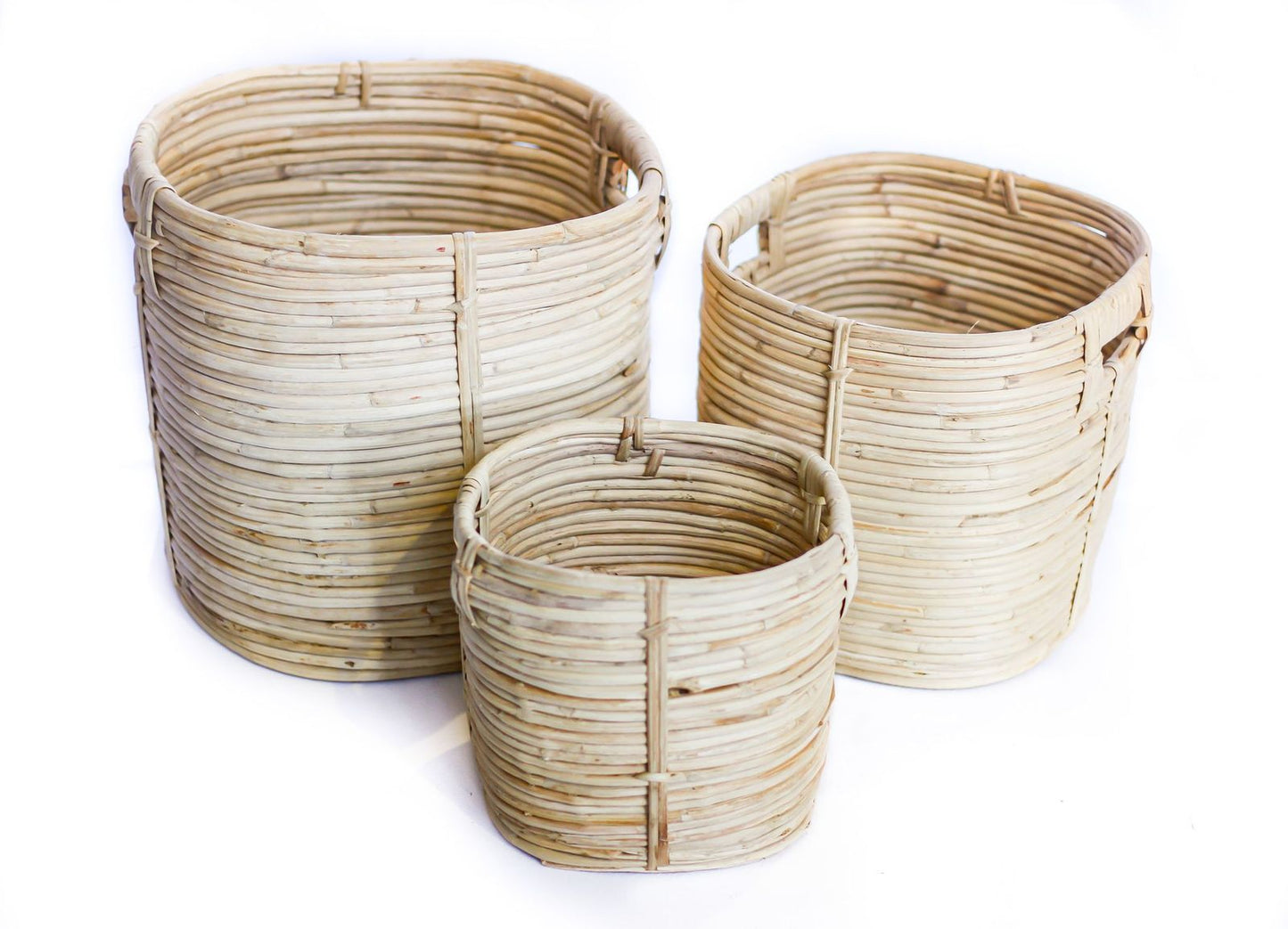 Large Kata Handle Cylinder Basket