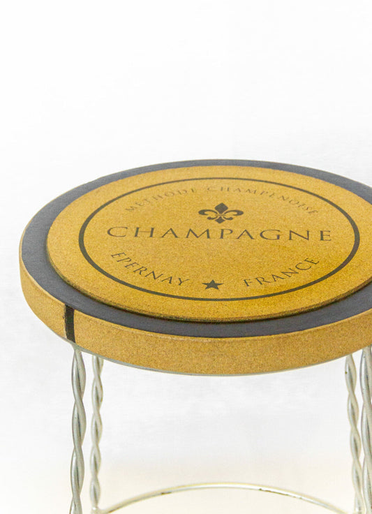 Champagne Cork Barstool