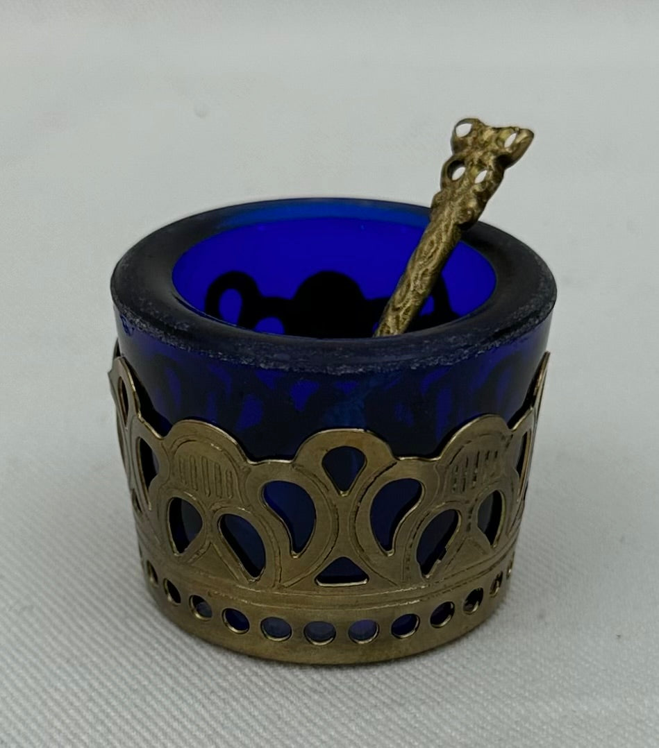 SALT POT ROYAL ANTIQUE BRASS (25002)