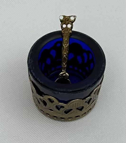 SALT POT ROYAL ANTIQUE BRASS (25002)