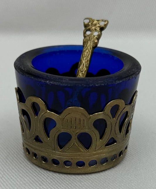 SALT POT ROYAL ANTIQUE BRASS (25002)