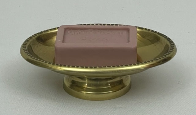 SOAP DISH BEADED ROYAL ANTIQUE BRASS (7984/SS/AG)