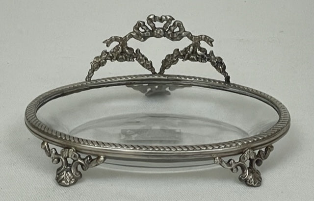 SOAP DISH BOW & ROSES (ST-165)