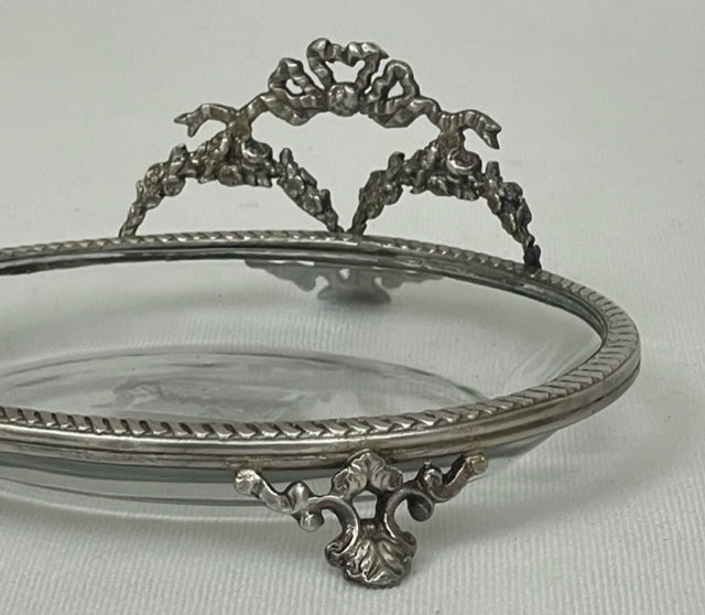 SOAP DISH BOW & ROSES (ST-165)