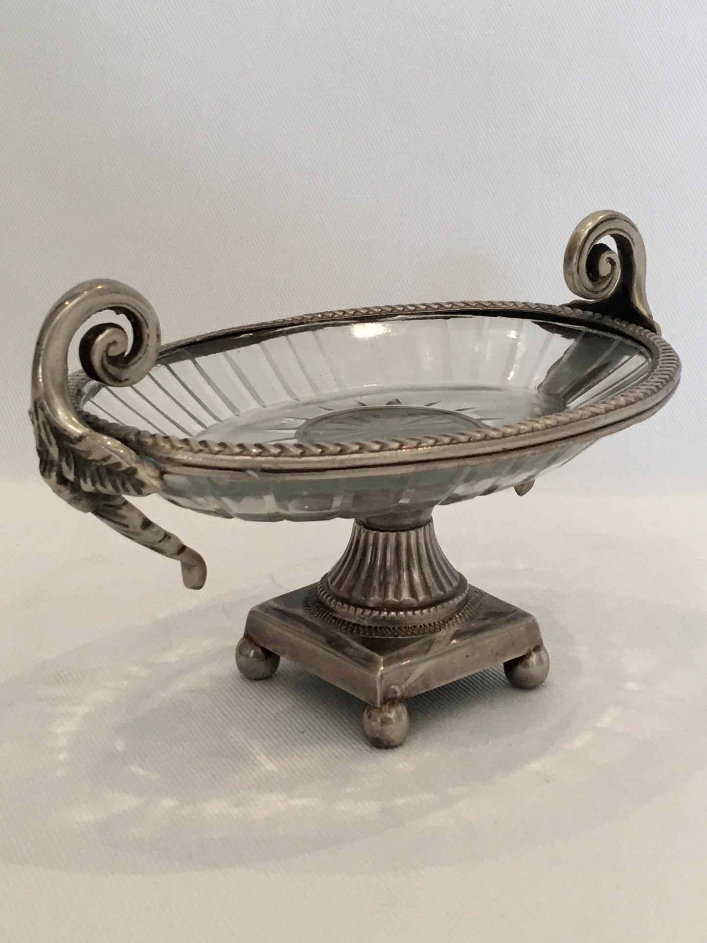 SOAP DISH CRYSTAL FRENCH (ST-99)