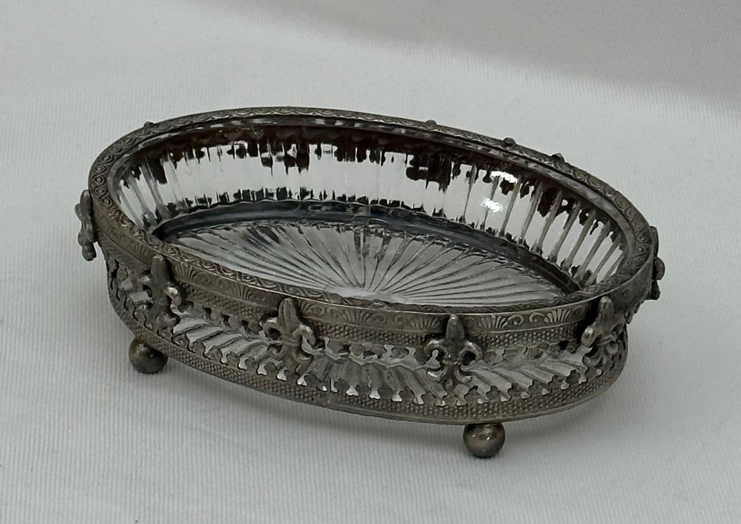 SOAP DISH FLEUR (N172)