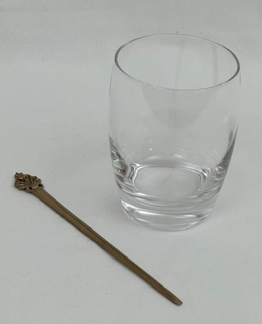 SWIZZLE STICK ROYAL ANTIQUE BRASS (27661)