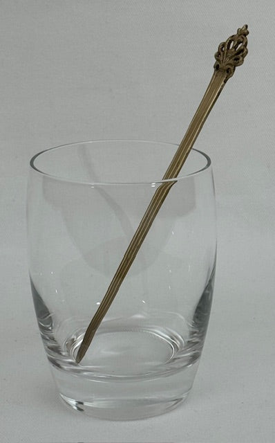 SWIZZLE STICK ROYAL ANTIQUE BRASS (27661)