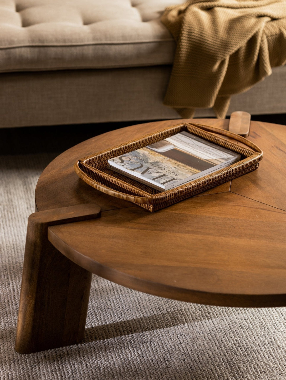 Tamarin Rectangular Tray in Naturelle - tray - Hertex Haus - badge_handmade