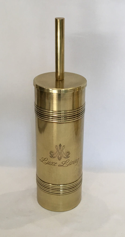 TOILET BRUSH HOLDER LUX LIVING BRASS (8357/SS)