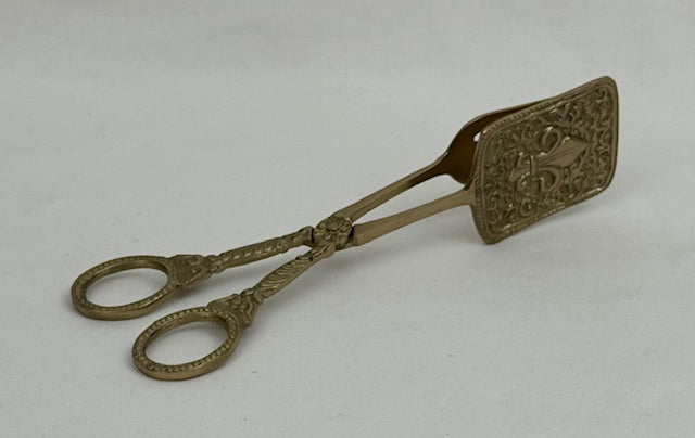TONGS PASTRY ANTIQUE BRASS (SR611AB)