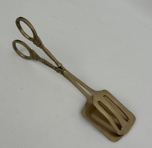 TONGS PASTRY ANTIQUE BRASS (SR611AB)