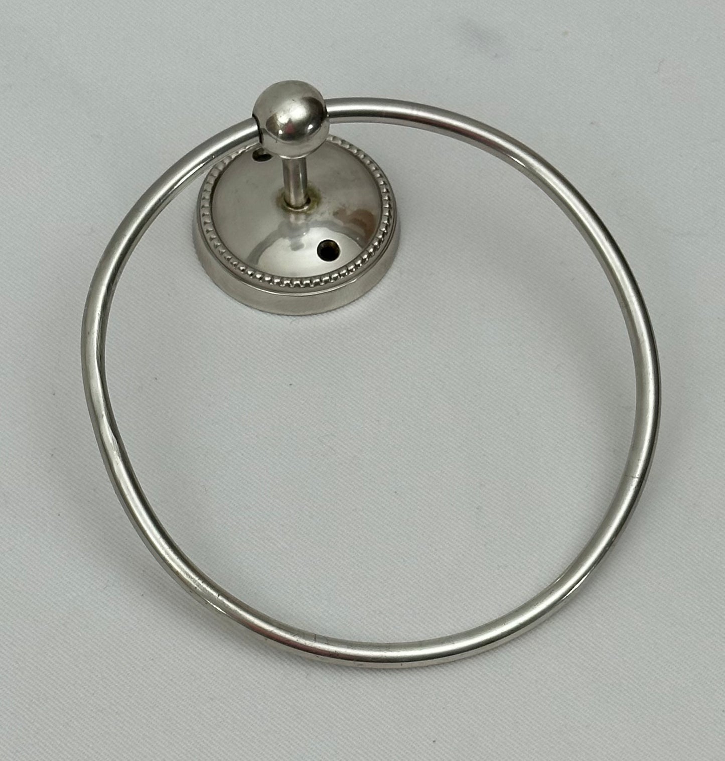 TOWEL RING BEADED ROUND NEW (24934)