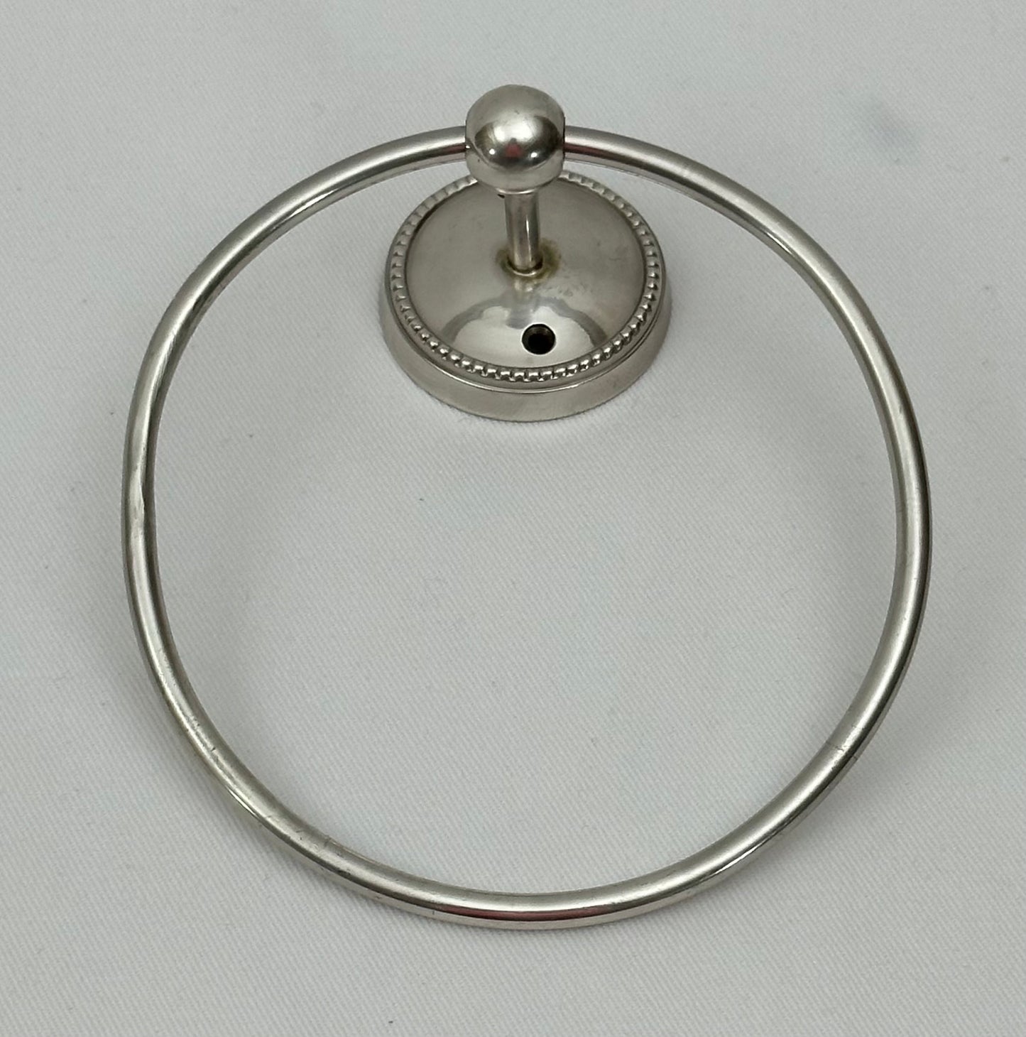 TOWEL RING BEADED ROUND NEW (24934)