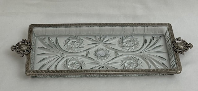 TRAY CUT GLASS ROYAL (27663)