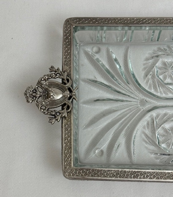 TRAY CUT GLASS ROYAL (27663)