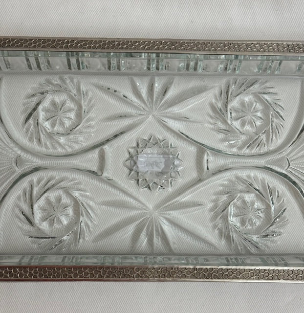 TRAY CUT GLASS ROYAL (27663)