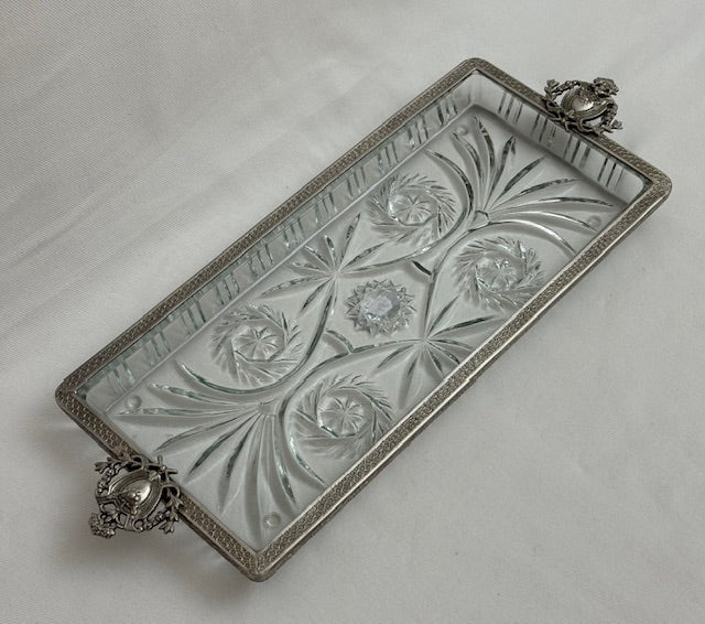 TRAY CUT GLASS ROYAL (27663)