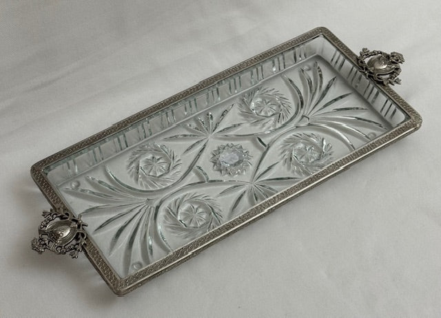 TRAY CUT GLASS ROYAL (27663)