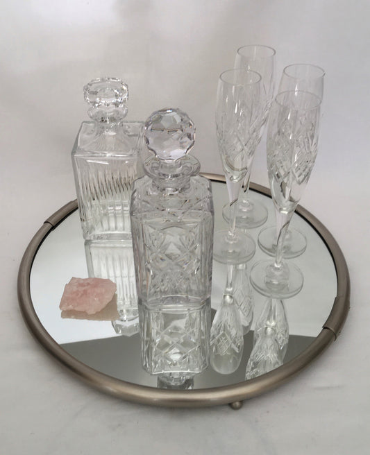 TRAY MIRROR CLASSIC WITH BALL FEET MEDIUM (72-210-36-PW)