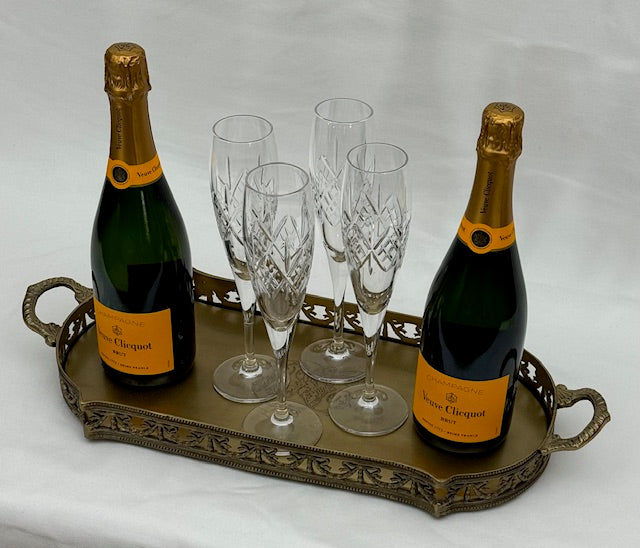 TRAY PERFUME ANTIQUE BRASS (HB8513)