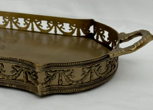 TRAY PERFUME ANTIQUE BRASS (HB8513)