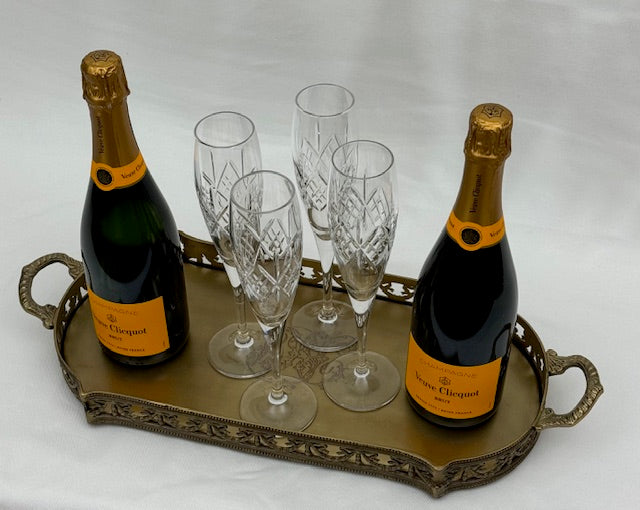 TRAY PERFUME ANTIQUE BRASS (HB8513)