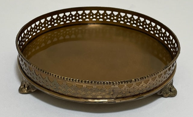 TRAY PERFUME QUEENS BRASS (739775/AB)